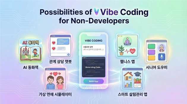 비개발자도 만들 수 있는 바이브 코딩의 가능성, 이미지 출처: 미디어나비